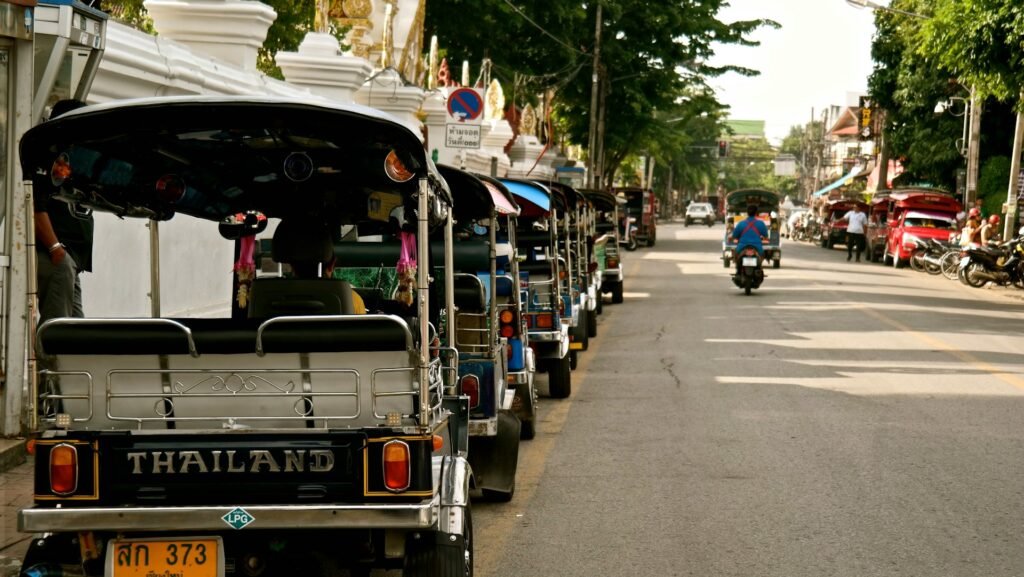 Tuk Tuks in Chiang Rai