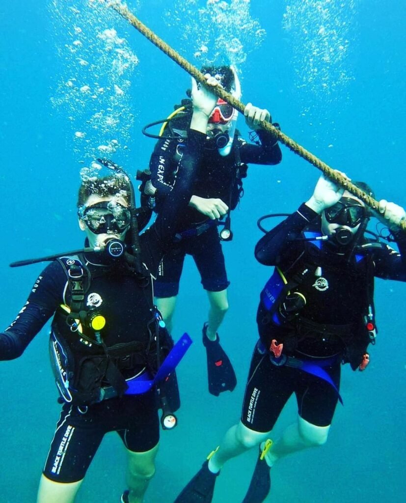 Open water PADI Diving in Koh Tao