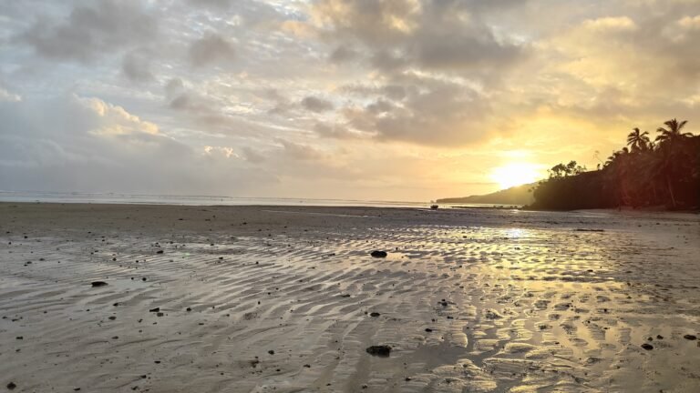 Sunset on the Coral Coast