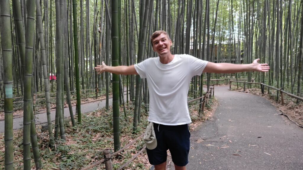 Me in the Bamboo Forest of Japan Me in the Bamboo Forest of Japan